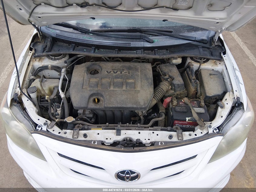2012 Toyota Corolla 1.8 S white Lot 111044741674 Vin 5YFBU4EEXCP056790