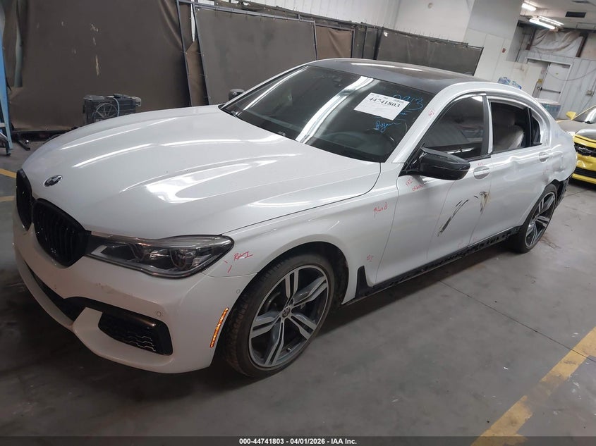 Vin: wba7f2c52gg420972, lot: 45238991, bmw 750i xdrive 20162