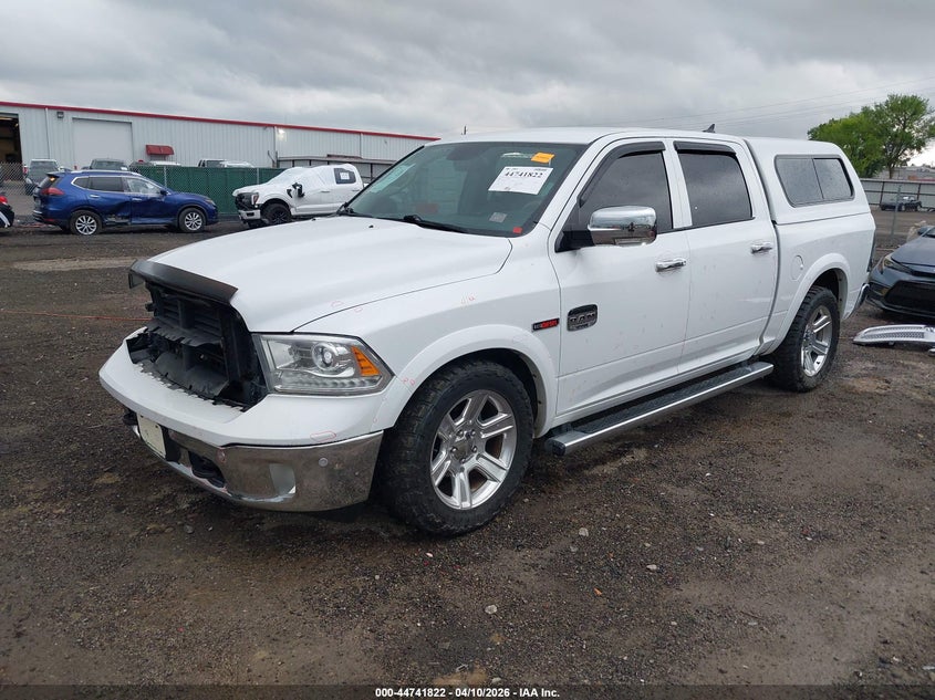 1C6RR7PM1FS751725 2015 Ram 1500 3.0 Ram Laramie Longhorn white