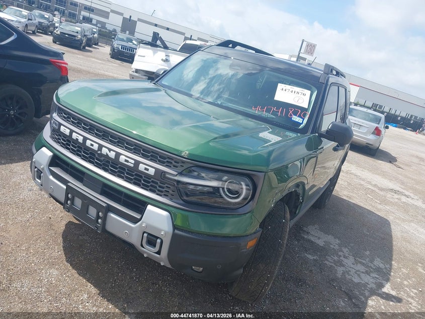 Vin: 3fmcr9da3sre27844, lot: 45239058, ford bronco sport badlands 20252
