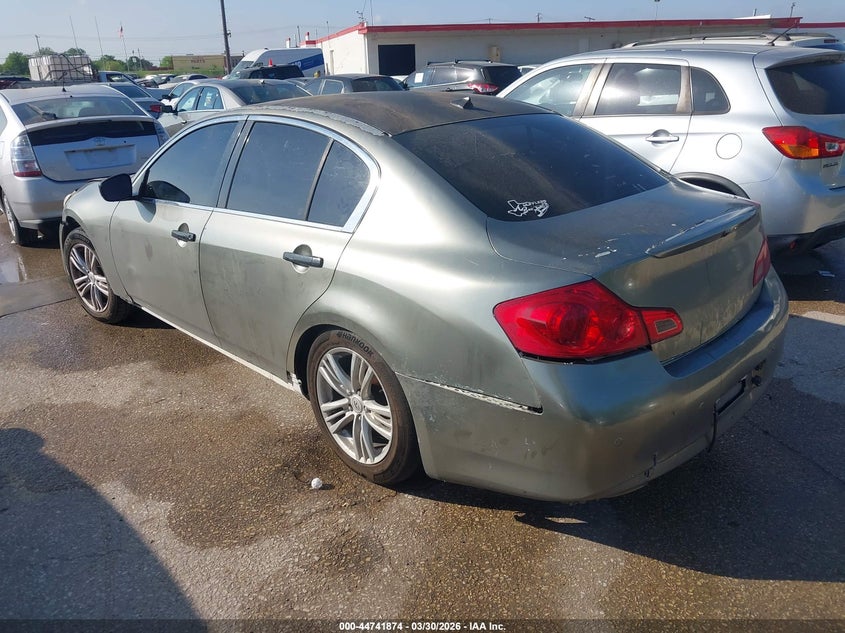 2012 Infiniti G37 Journey