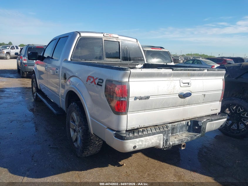 2012 Ford F-150 5.0 Fx2 silver Lot 111044742033 Vin 1FTFW1CFXCKD51604