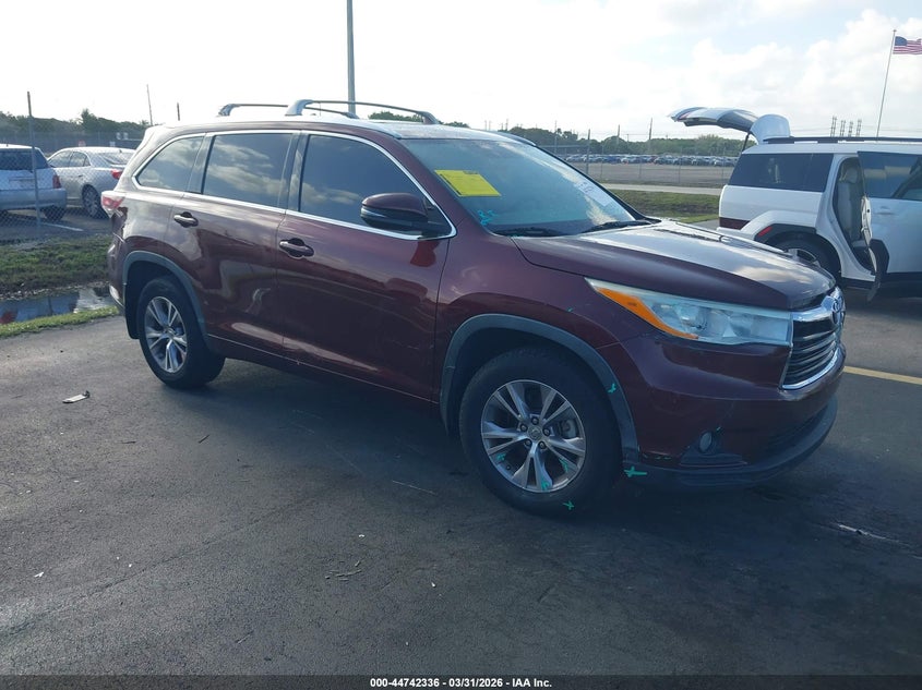 2014 Toyota Highlander Xle V6
