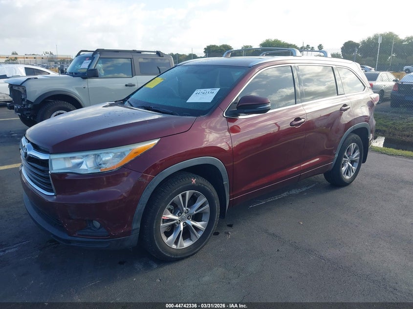 2014 Toyota Highlander Xle V6