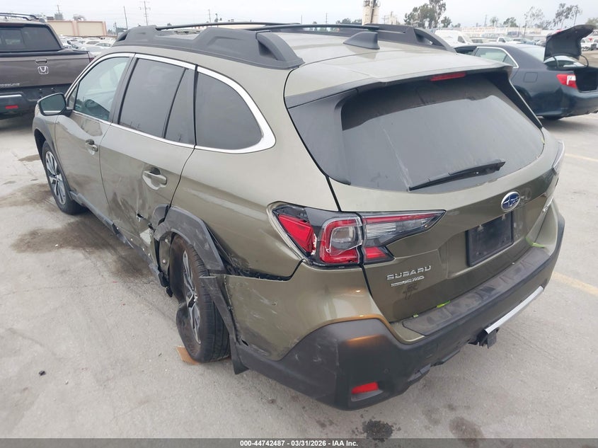 Vin: 4s4btanc8s3157913, lot: 45239675, subaru outback limited 20253