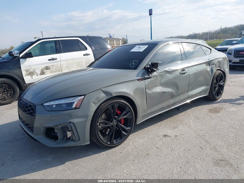 Vin: waub4cf53na022607, lot: 45239830, audi s5 sportback prestige tfsi quattro tiptronic 20222