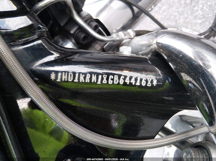 2016 Harley-Davidson Flhxs Street Glide Special VIN: 1HD1KRM18GB644168 Lot: 44742665