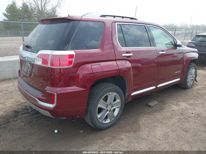 Vin: 2gkalrek7g6140529, lot: 45240210, gmc terrain denali 20164