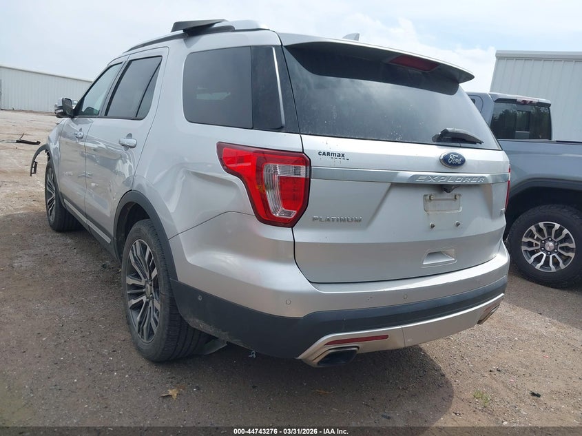 Vin: 1fm5k8ht8hge28829, lot: 45240464, ford explorer platinum 20173