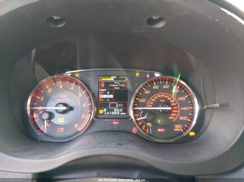 2016 Subaru Wrx Sti VIN: JF1VA2M60G9808387 Lot: 44743280
