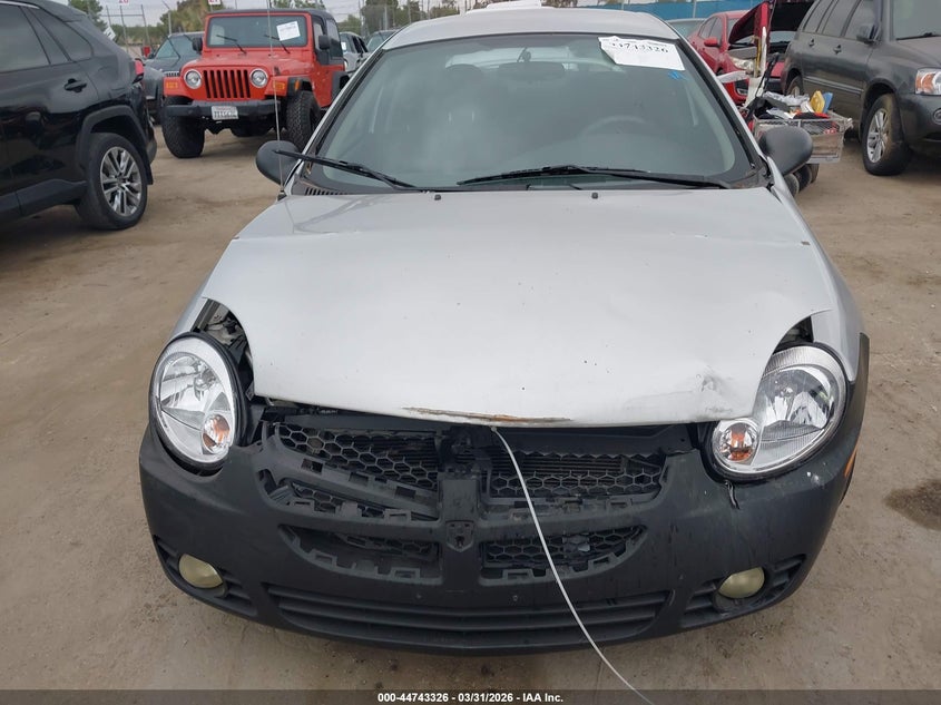 2004 Dodge Neon Sxt VIN: 1B3ES56C04D514817 Lot: 44743326