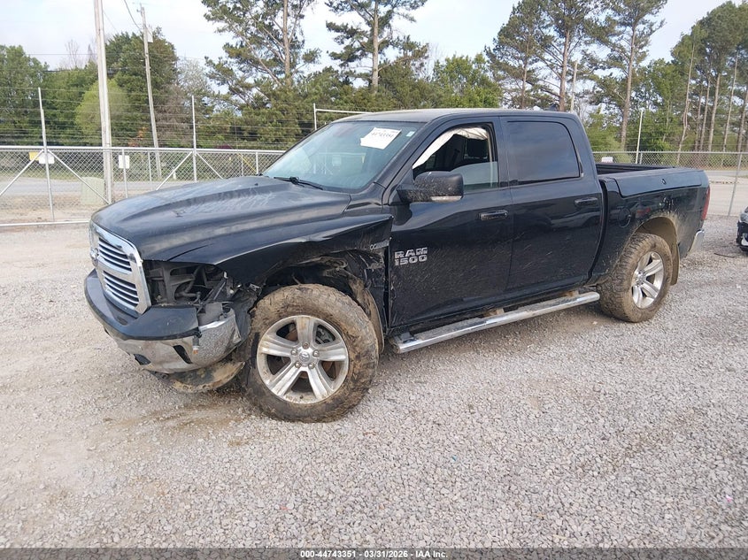 Vin: 1c6rr7lt0hs719882, lot: 45240539, ram 1500 big horn  4x4 5'7 box 20172
