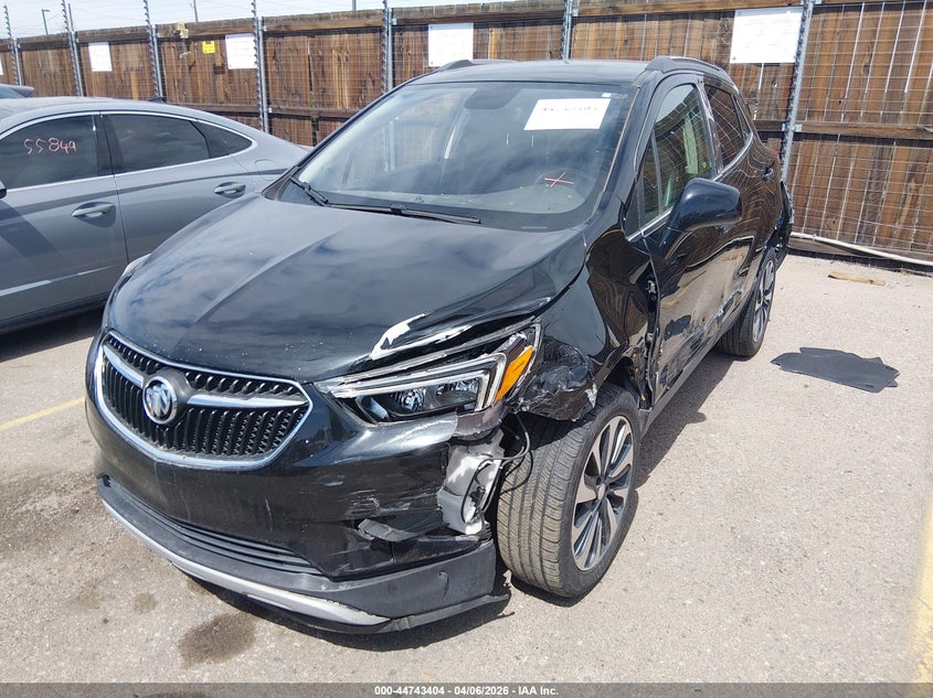 Vin: kl4cjasb6mb315971, lot: 45240592, buick encore fwd preferred 20212