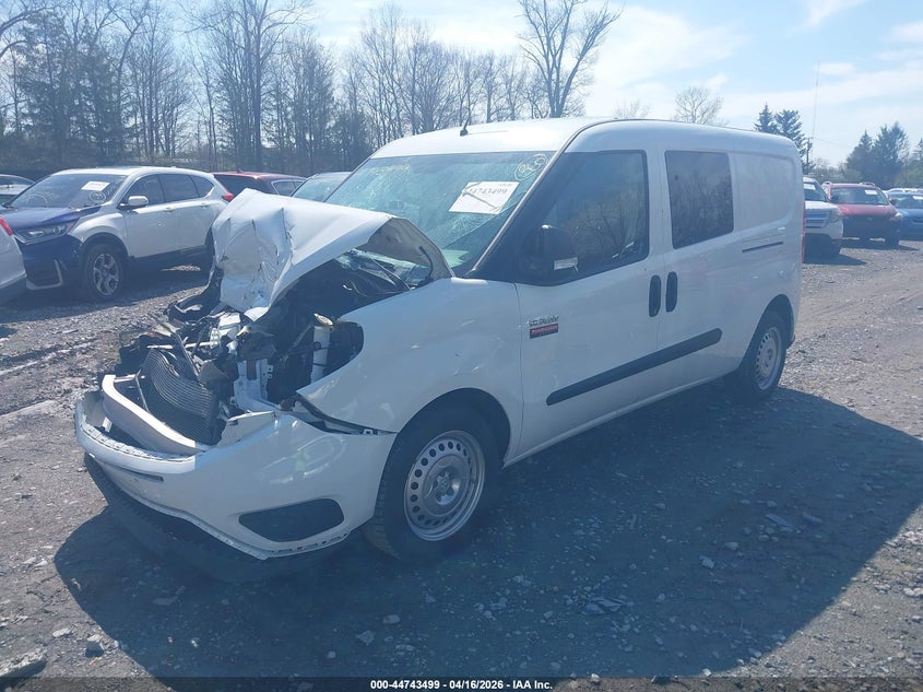 Vin: zfbhrfab5n6y31917, lot: 45240687, ram promaster city cargo van 20222