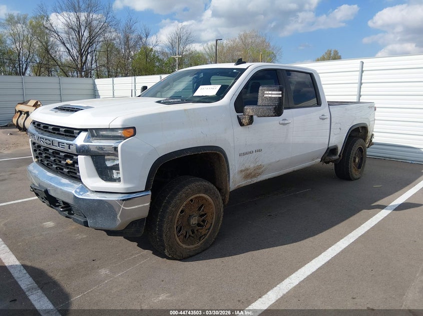 2022 CHEVROLET SILVERADO 2500HD 6.6L V-8 DI, TURBO, (VIN: 2GC1YNEY2N1224701