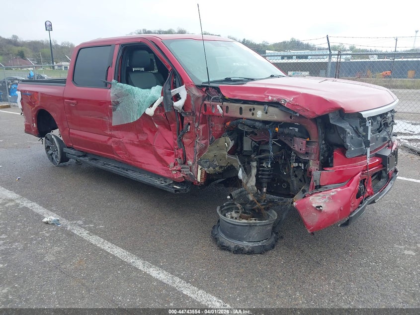 1FT6W1EV6NWG09715 2022 Ford F-150 Lightning Lariat auction photo 1