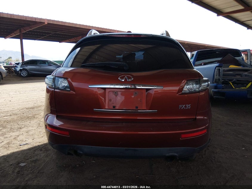 2006 Infiniti Fx35 VIN: JNRAS08U86X101955 Lot: 44744013