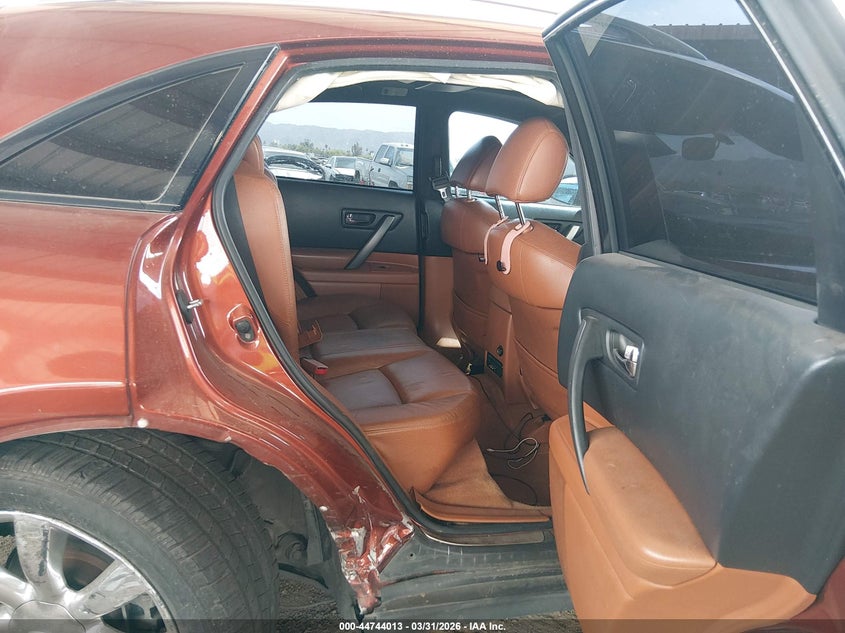 2006 Infiniti Fx35 VIN: JNRAS08U86X101955 Lot: 44744013