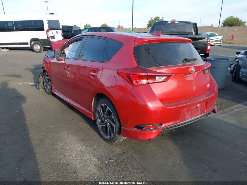 Vin: jtnkarje7hj542685, lot: 45241214, toyota corolla im 20173