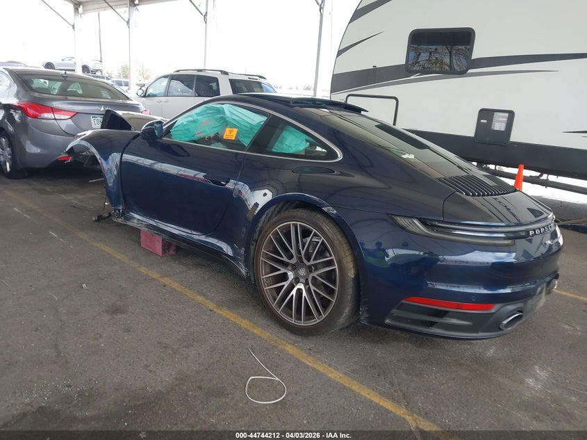 Vin: wp0aa2a98ms206445, lot: 45241400, porsche 911 carrera/carrera 4 20213