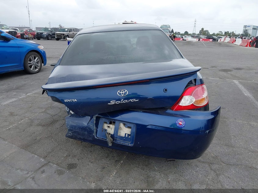 2002 Toyota Camry Solara Sle V6 VIN: 2T1CF28P82C594516 Lot: 44744241