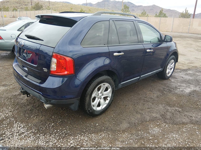 2FMDK4JC9BBA43342 2011 Ford Edge 3.5 Sel blue