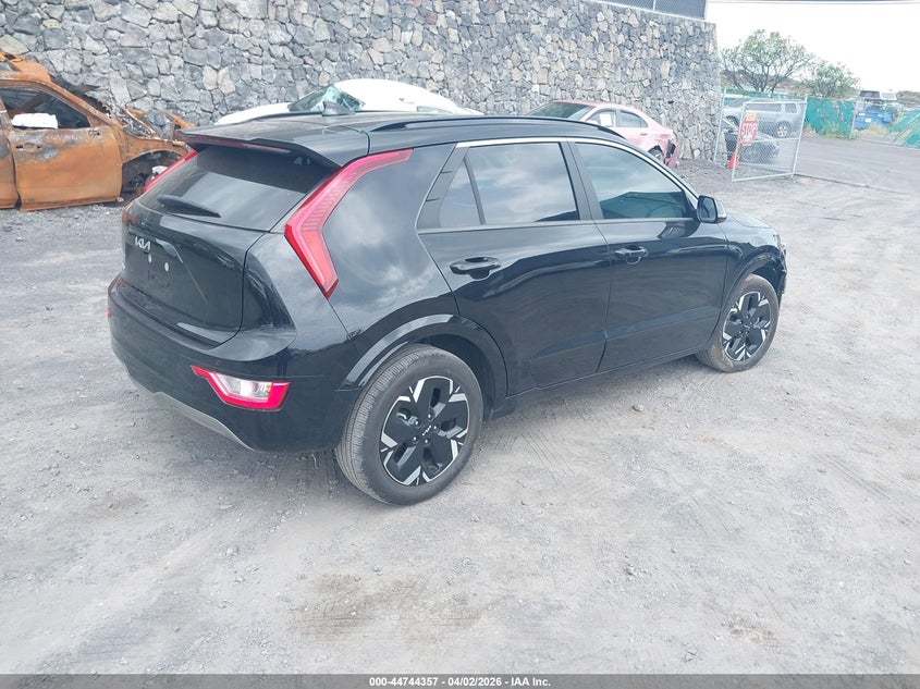 Vin: kndcr3l17r5102324, lot: 45241545, kia niro ev wind 20244