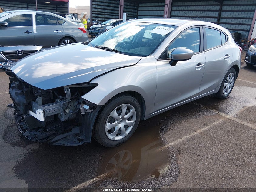 Vin: jm1bm1j70g1333933, lot: 45241598, mazda mazda3 i sport 20162