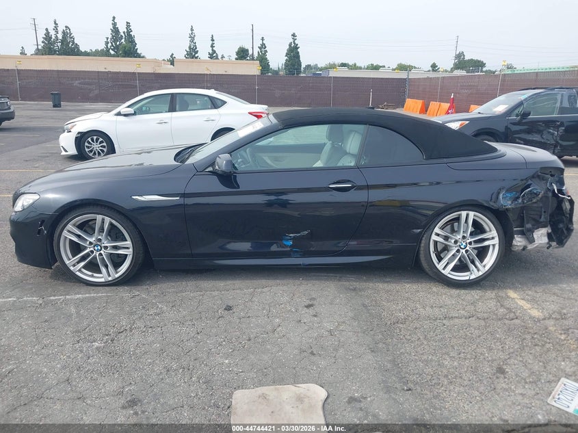 2014 BMW 640I VIN: WBALW7C56EDX59020 Lot: 44744421