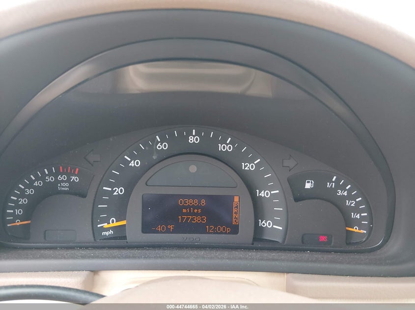 2002 Mercedes-Benz C 320 VIN: WDBRF64J52F247721 Lot: 44744665