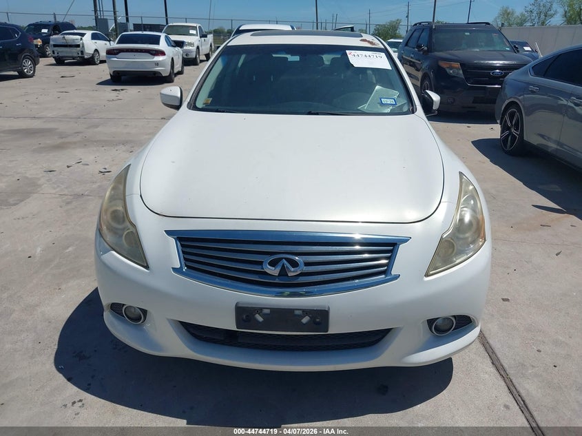 INFINITI G37 SEDAN 2012 VIN JN1CV6AR2CM977610