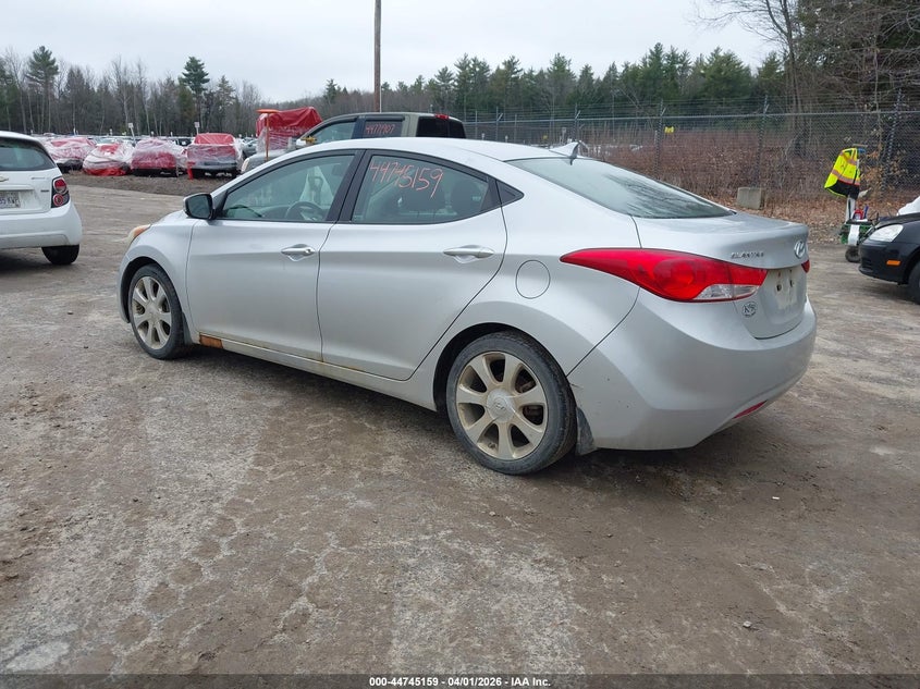 2012 Hyundai Elantra 1.8 Limited (Ulsan Plant) silver Lot 111044745159 Vin KMHDH4AE9CU472959