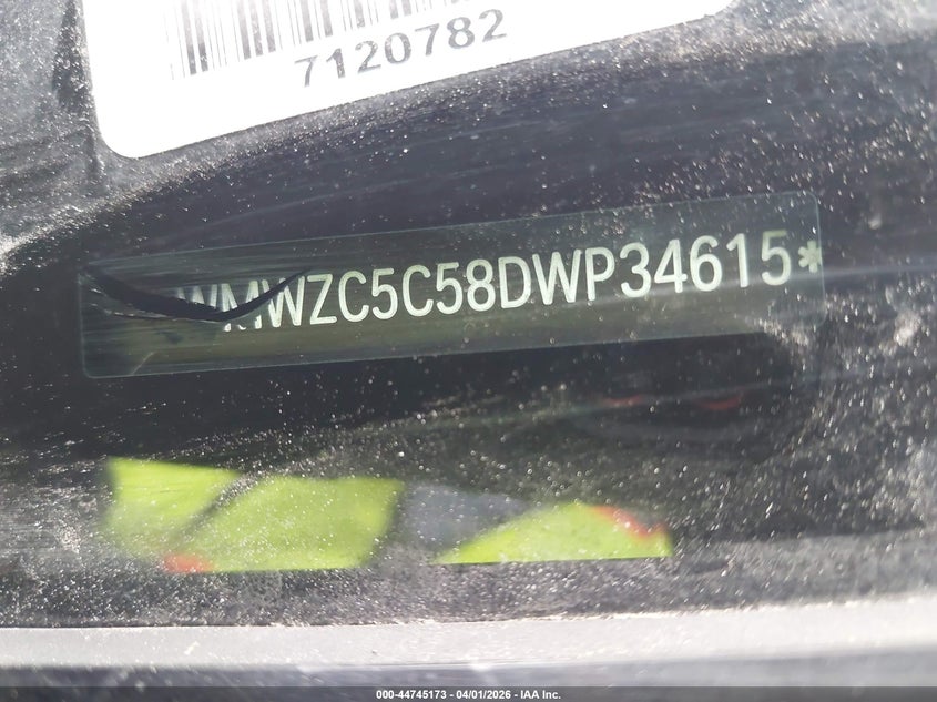 2013 Mini Countryman Cooper S VIN: WMWZC5C58DWP34615 Lot: 44745173