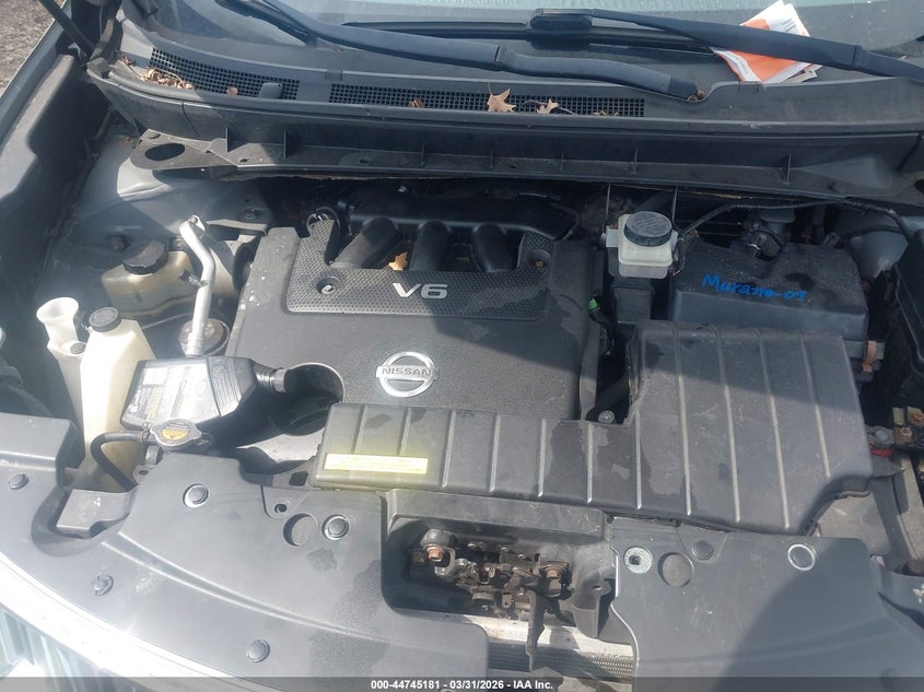 2009 Nissan Murano S VIN: JN8AZ18W19W207018 Lot: 44745181