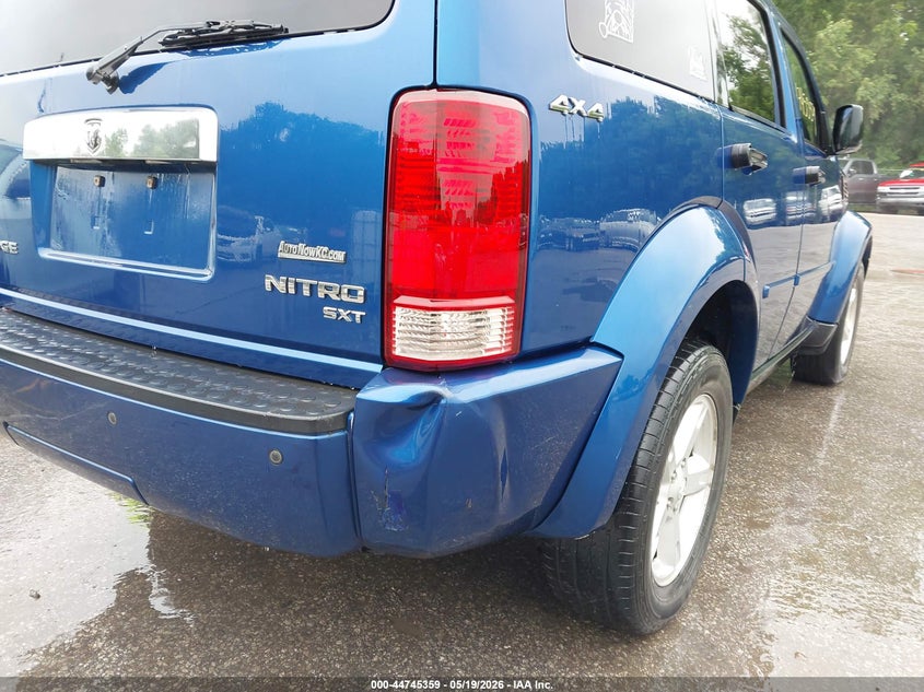 2010 Dodge Nitro Sxt VIN: 1D4PU5GK7AW118314 Lot: 44745359