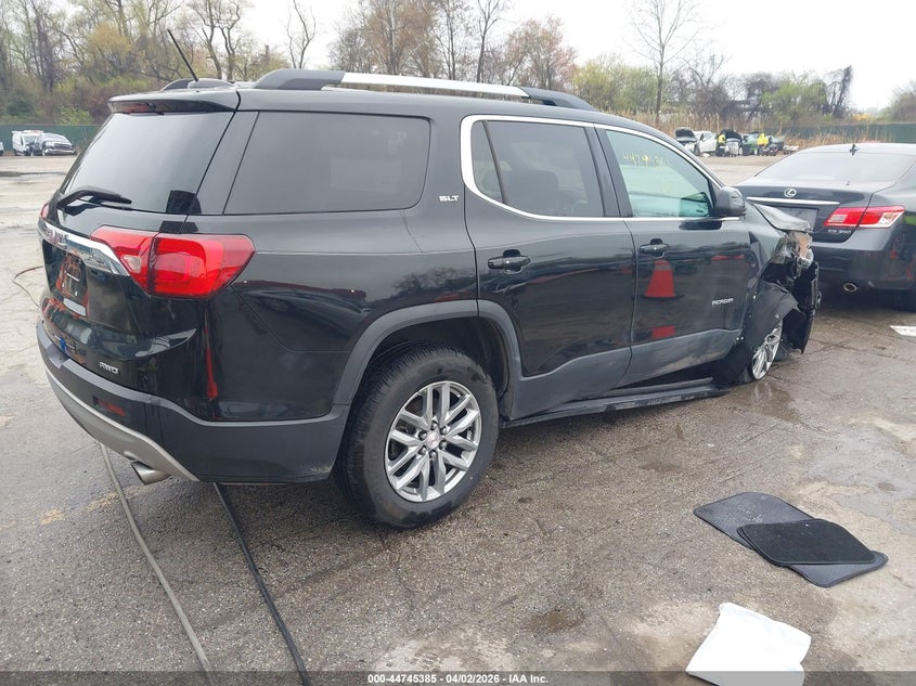 Vin: 1gkknuls2jz199293, lot: 45242580, gmc acadia slt-1 20184