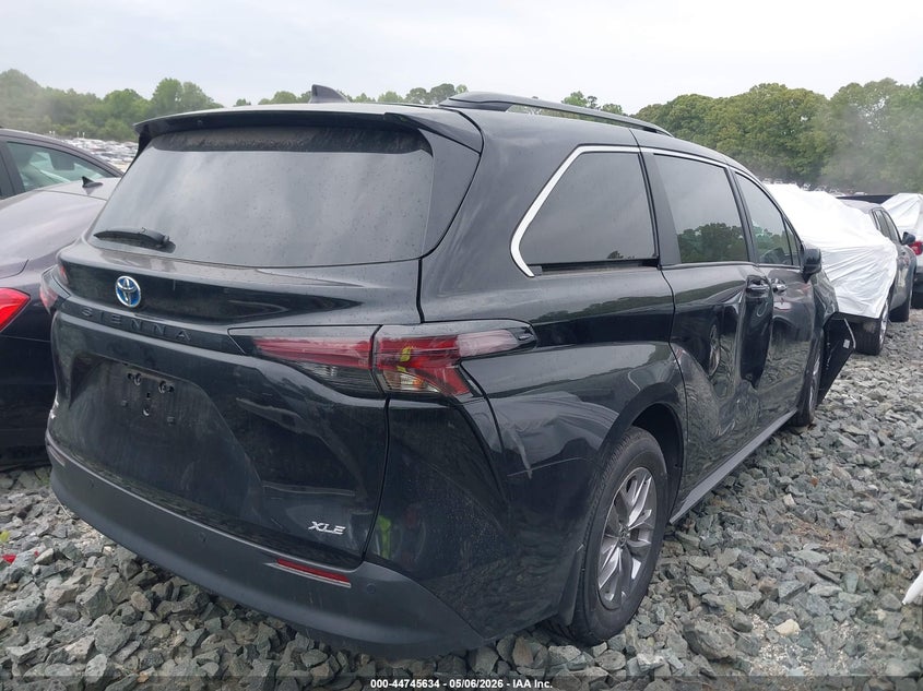 Vin: 5tdyrkec4ss244614, lot: 45242829, toyota sienna xle 20254