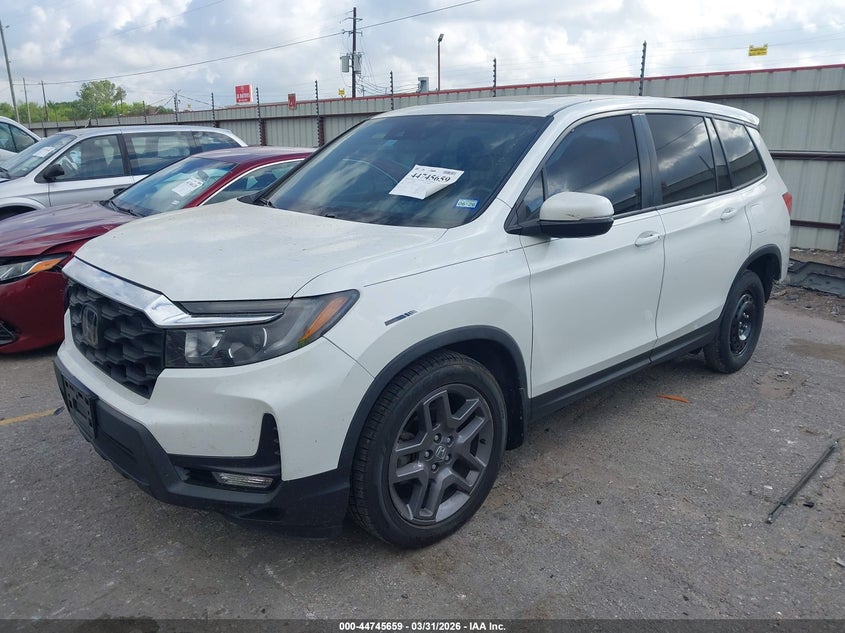 2022 Honda Passport 2wd Ex-L 5FNYF7H51NB001676 photo 1