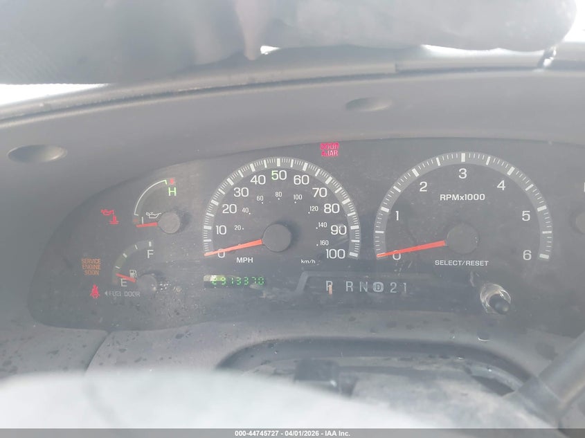 2001 FORD F-150 TRUCK 4.6L V8 FI SOHC 16V F2