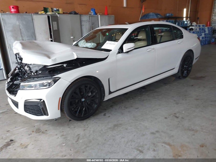 Vin: wba7t2c03ncg89874, lot: 45243388, bmw 740 i 20222