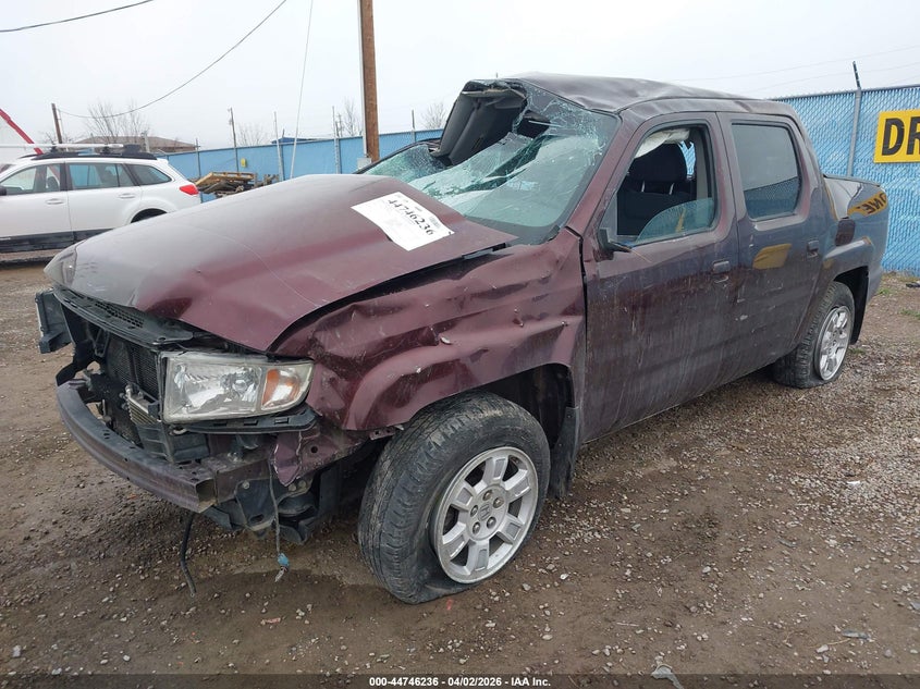 5FPYK1F47BB006905 2011 Honda Ridgeline 3.5 Rts Red