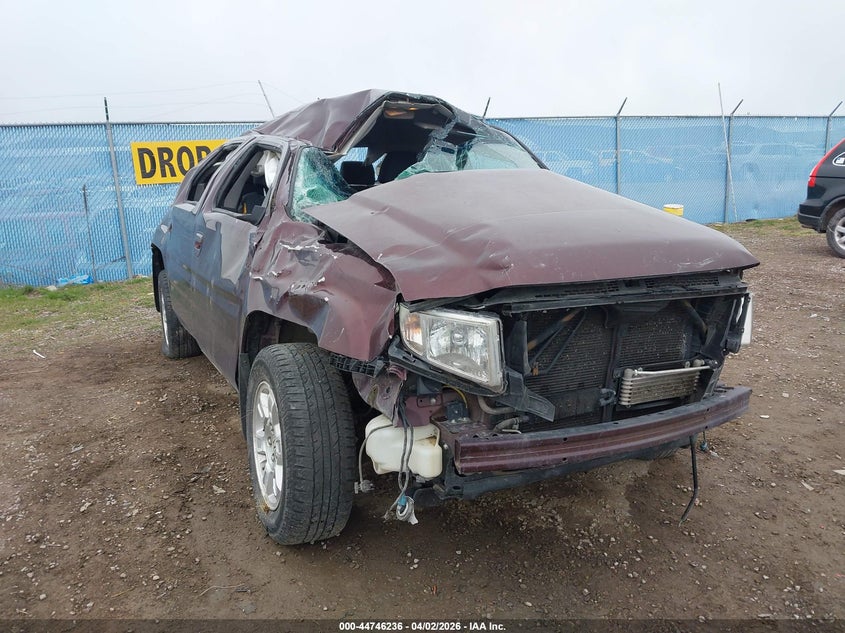 5FPYK1F47BB006905 2011 Honda Ridgeline 3.5 Rts Red