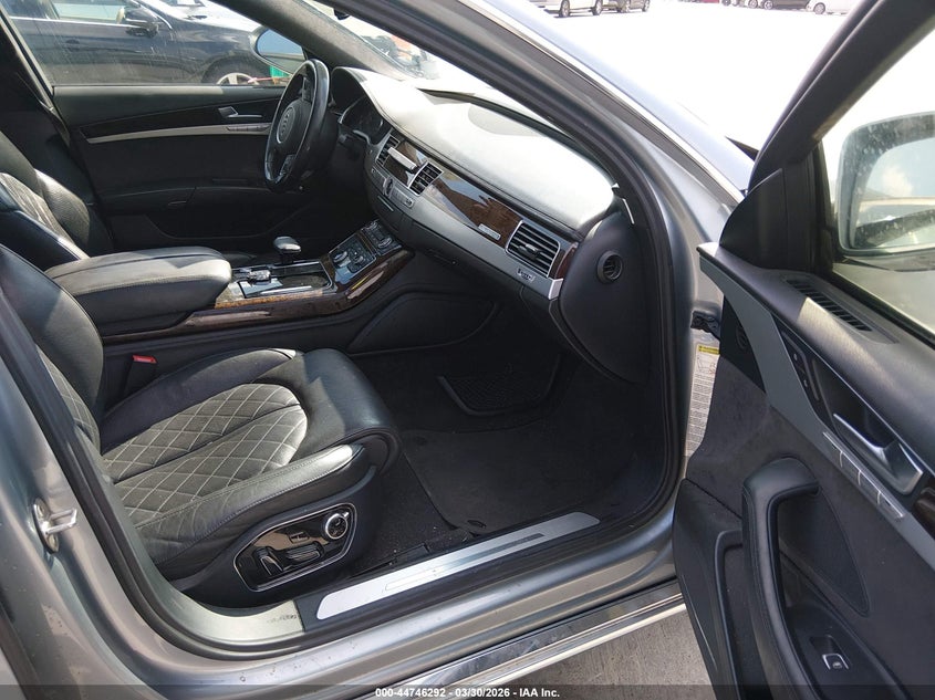 2012 Audi A8 4.2 blue Lot 111044746292 Vin WAUAVAFD0CN008643