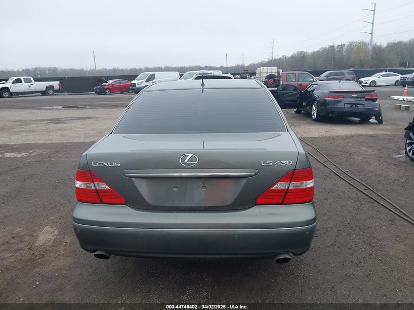 2005 Lexus Ls 430 VIN: JTHBN36F355012675 Lot: 44746402