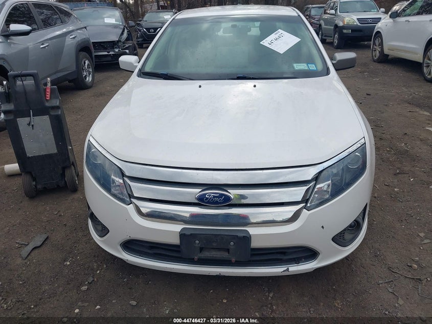 2011 Ford Fusion 2.5 Se white Lot 111044746427 Vin 3FAHP0HA3BR208765