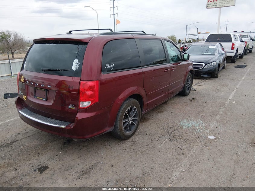 Vin: 2c4rdgeg0hr814693, lot: 45243771, dodge grand caravan gt 20174