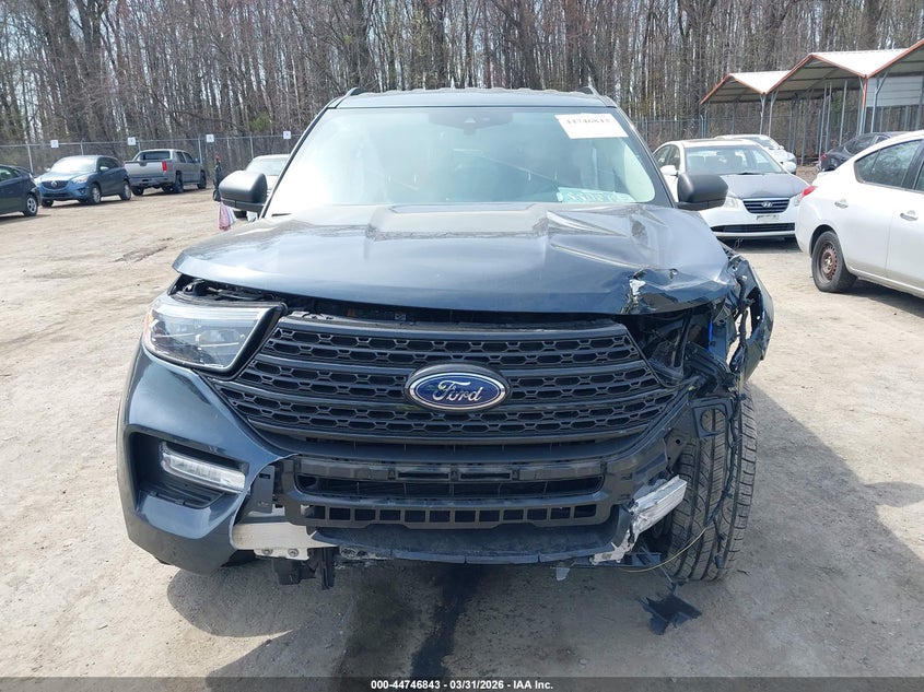 1FMSK8DH1NGB13791 2022 Ford Explorer 2.3 Xlt black