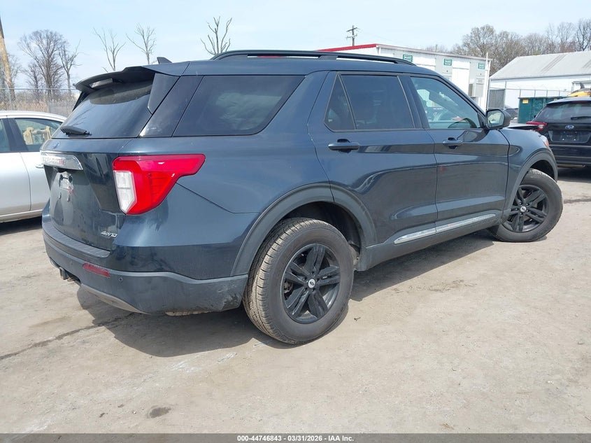 1FMSK8DH1NGB13791 2022 Ford Explorer 2.3 Xlt black