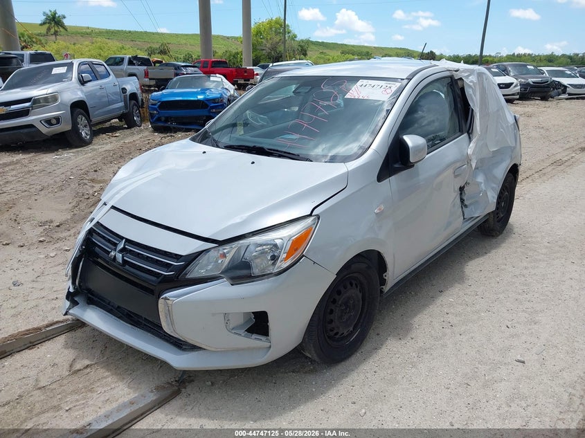 Vin: ml32auhj9ph004752, lot: 45244320, mitsubishi mirage es 20232