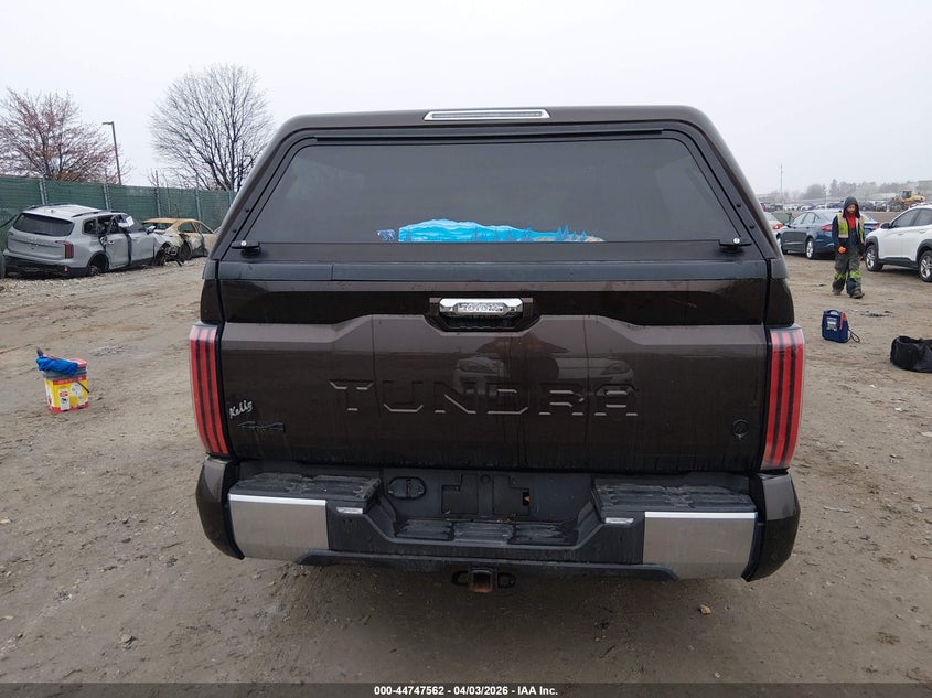 2022 Toyota Tundra Limited VIN: 5TFJA5DB4NX030711 Lot: 44747562